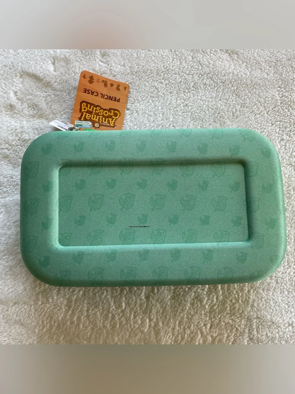 Animal Crossing Fabric Hard Shell Pencil Case NWT